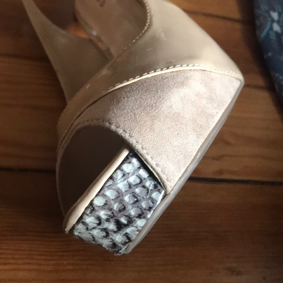 Guess patent leather slings with python accent - Picture 4 of 5